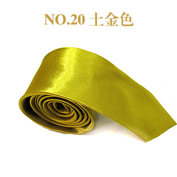 男士领带5cmj窄版jk纯素色学生亮光色丁团体黑色tie嵊州厂家批发详情28