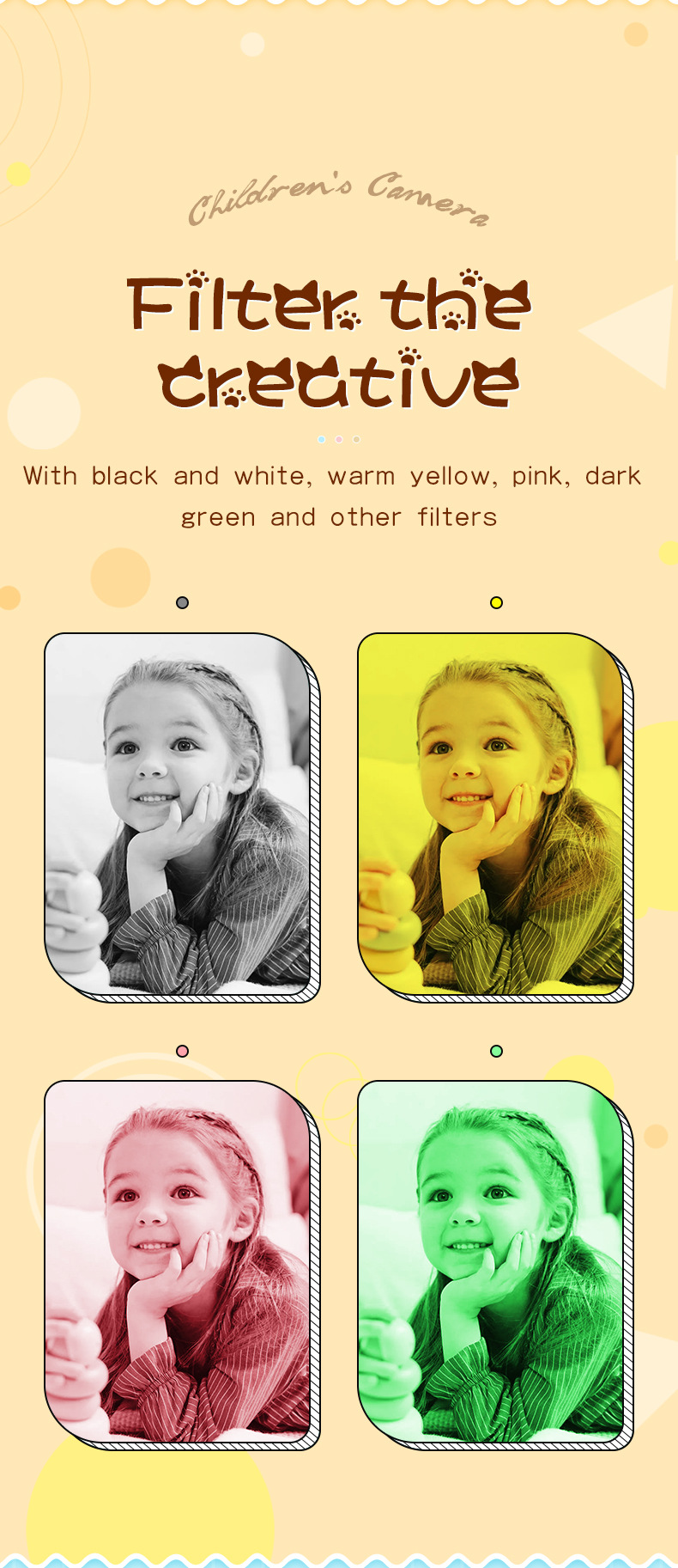 A5 Cross-border Children and Students Digital Mini Camera Fun Toy Educational Birthday and Festival Gift Camera pic 8