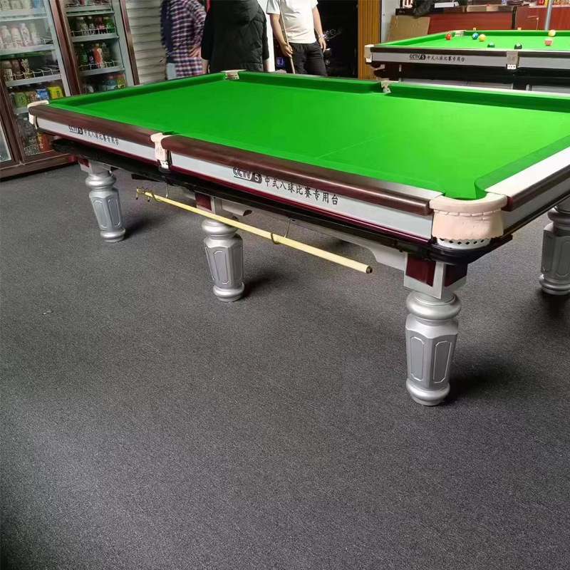 台球桌中式黑八成人标准型大理石台球桌房美式桌球台室内家用台球详情4