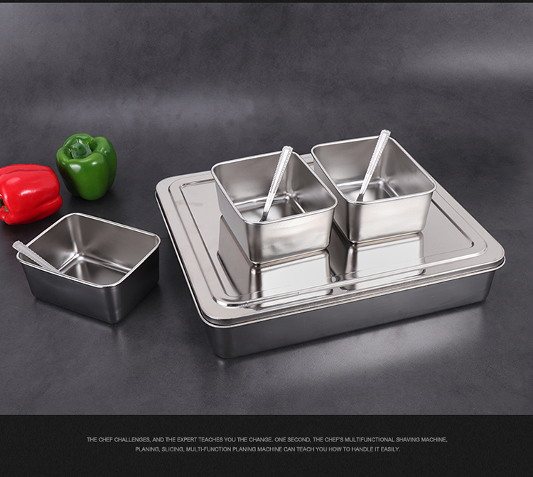 不锈钢调味盒套装日式味盒长方形调料罐留样盒食品佐料盒带盖包邮详情16