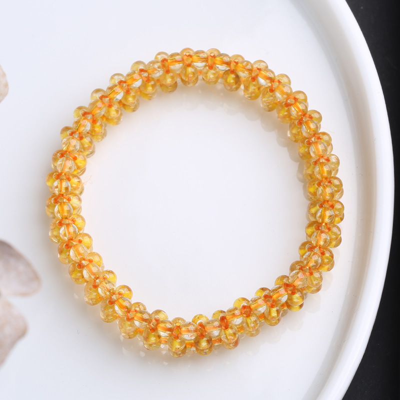 Super Seven Super hand-woven transparent Crystal Bracelet Jewelry for women, factory direct sales and wholesale for best friends pic 5