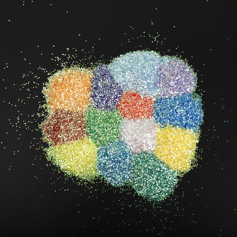 1/24 Iridescent Seven-Color Golden Onion Powder, Dazzling Glitter Powder, 1kg package, 1mm Seven-color Laser Powder, Nail sequins, High Gloss, waterproof pic 5