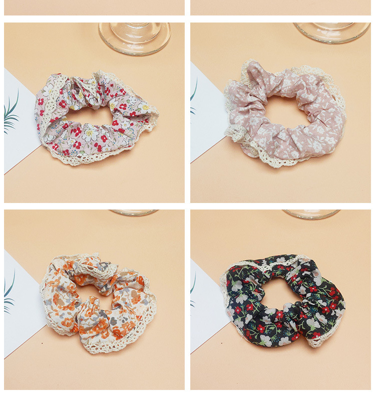 Wholesale of Japanese and Korean hair ties, large intestine hair bands, JK checkered retro leather band hair ties, Korean simple hair accessories, and pig large intestine accessories pic 21