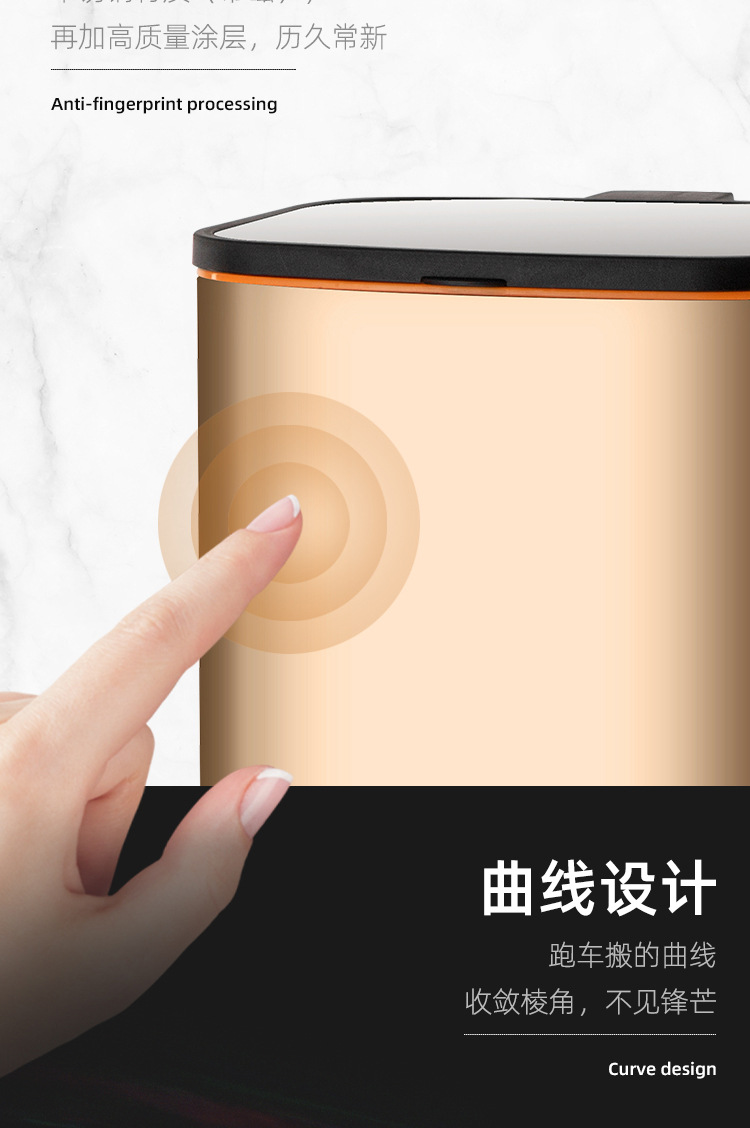 方形脚踩垃圾桶 家用厨房卫生间不锈钢带盖脚踏式垃圾桶详情9