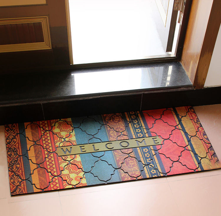 欧式大门口地垫入户门垫半圆形室外门外橡胶塑料门前进门踩脚垫子详情29