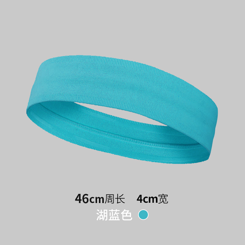 Adult outdoor running sports headband lulu yoga headscarf knitted sweat-absorbing and sweat-stopping belt basketball fitness hair tie pic 26
