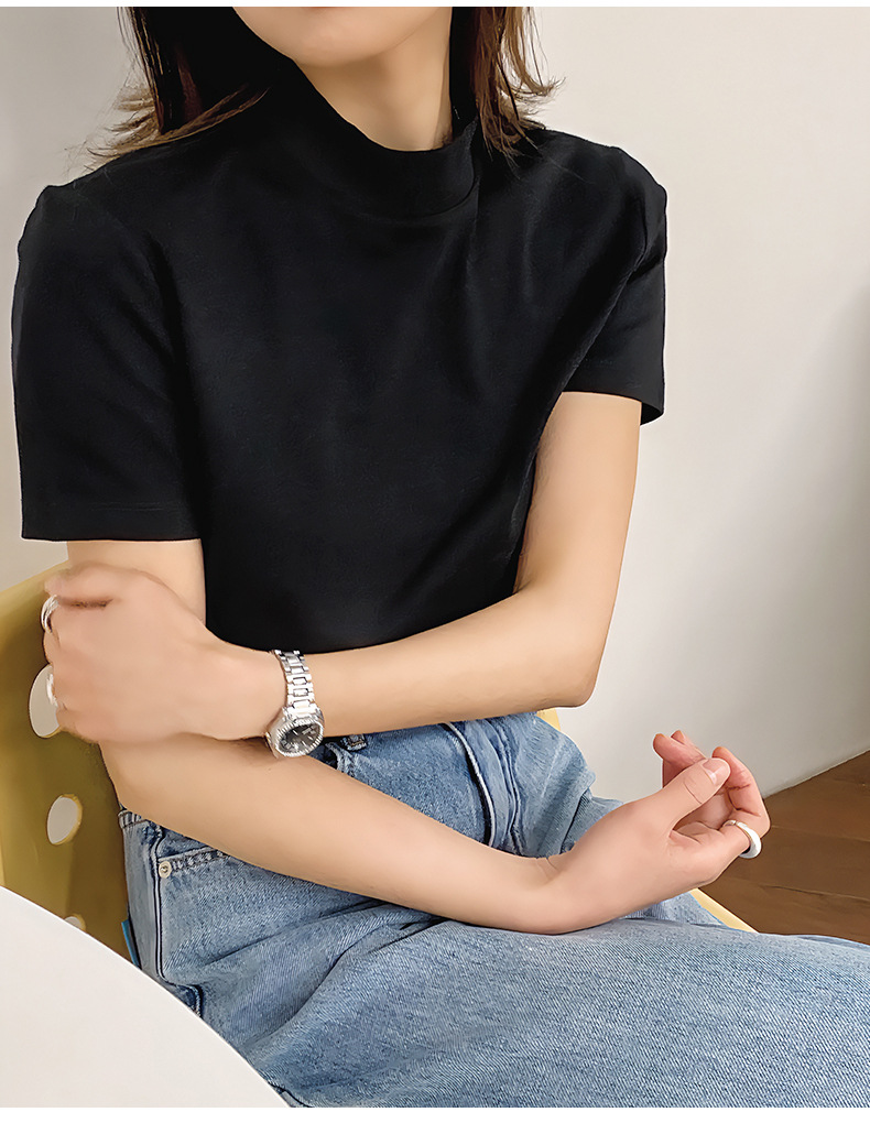 浅蓝牛仔裤女显瘦高腰2023春季新款阔腿宽松垂感直筒显瘦拖地设计详情2