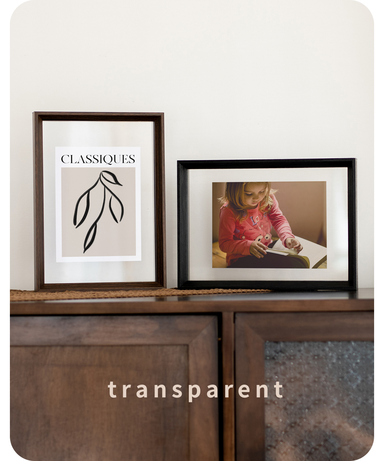 简约现代双面玻璃透明亚克力相框摆台A4a3植物标本明信片展示框详情17