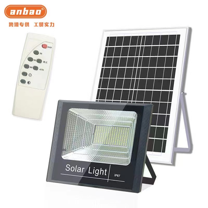 Rechargeable solar floodlight waterproof outdoor courtyard human-sensing portable automatic floodlight sensing landscape light pic 1
