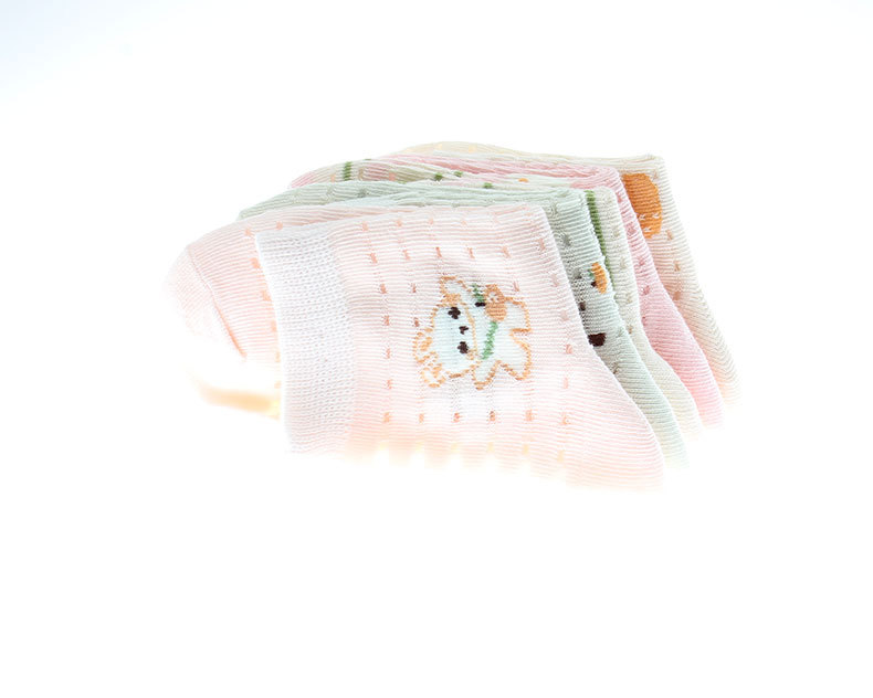 六指鼠儿童袜子男童棉袜春夏女童洞洞透气春秋网棉可爱婴儿宝宝袜详情11