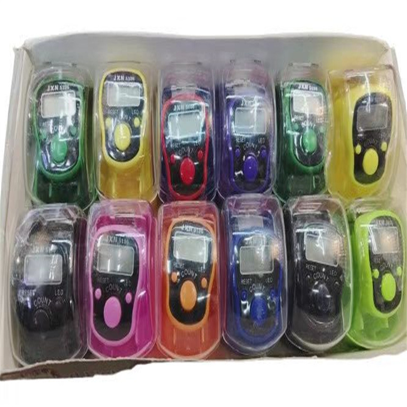 1020 bread box LED counter Manual counter Finger ring counter Transparent gift box counter pic 1