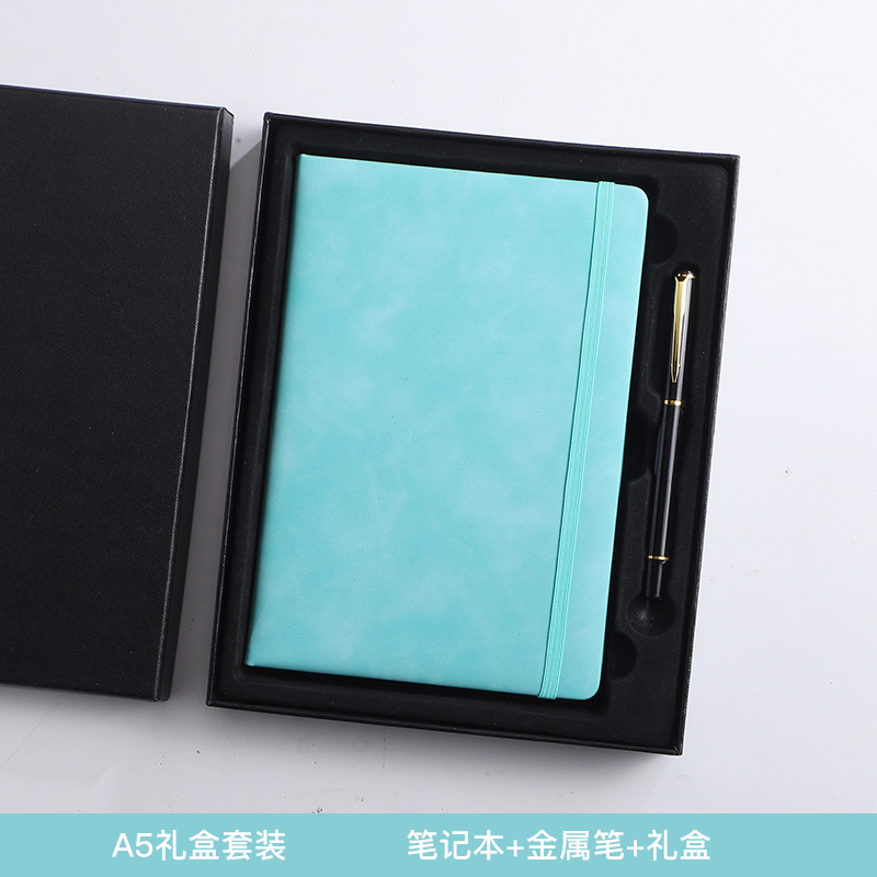 新款现货A5商务仿皮PU松紧带笔记本厂家批发简约时尚学生日记本详情18