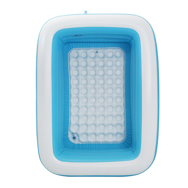 INTEX 58484 厂家PVC蓝白儿童充气泳池 成人家用游泳池戏水池大号室外充气泳池详情7