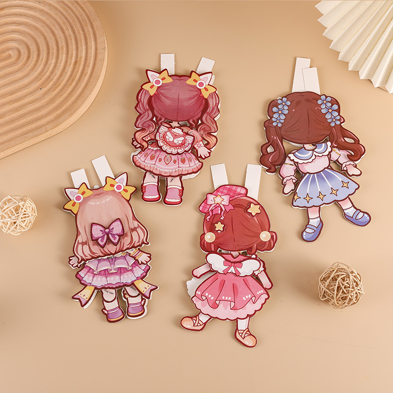 立体纸偶安静书 AIMI酱纸片人 美丽公主换装贴纸书换装秀素材详情3