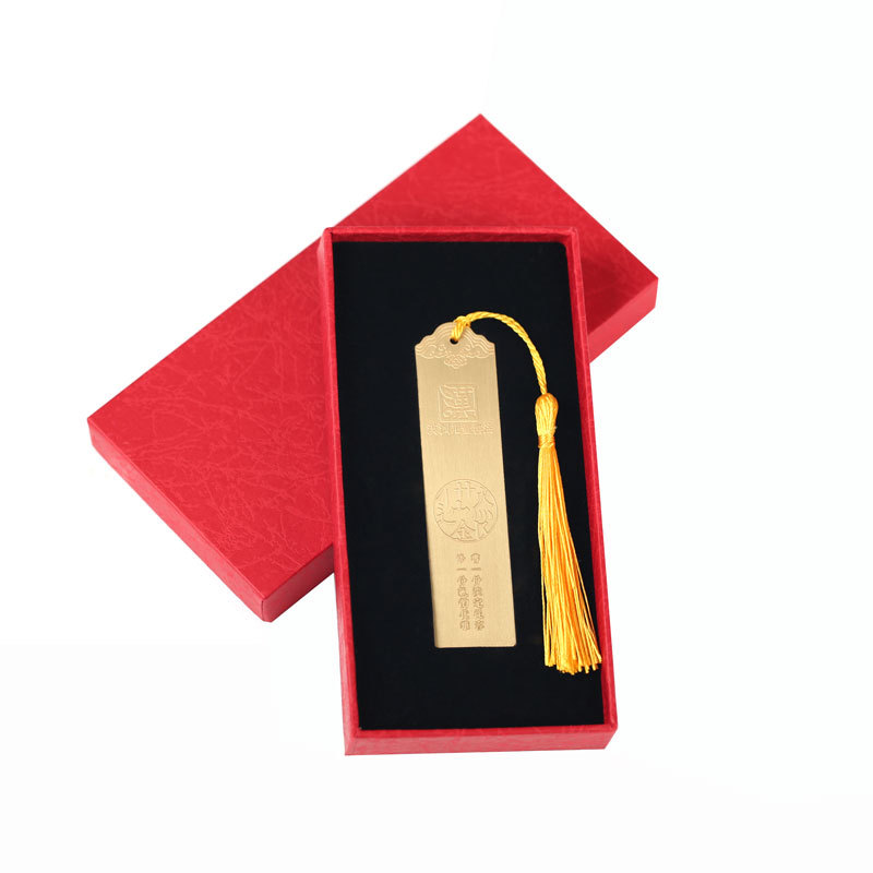 Customized diy brass metal bookmarks, creative ruyi clips, Chinese-style bookmarks, classical business gifts pic 15
