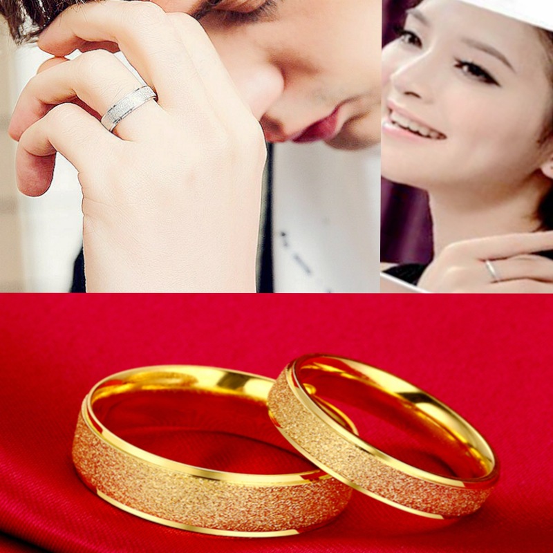ing Trend European and American niche titanium steel frosted rings, Korean style fashionable couple rings for women, cross-border jewelry for men/domestic trend products pic 8