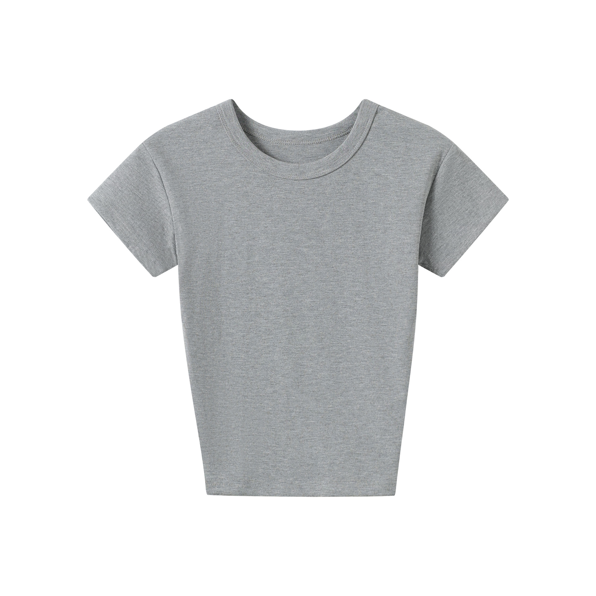 现货Skims卡戴珊经典正肩辣妹运动内搭打底紧身上衣莫代尔t恤详情12