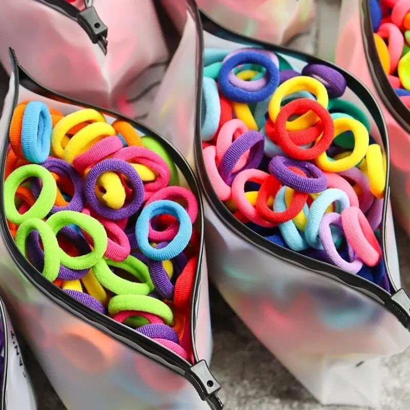 婴幼儿扎头皮筋女童宝宝弹性好不伤发毛巾圈发绳儿童可爱耐用头绳详情7