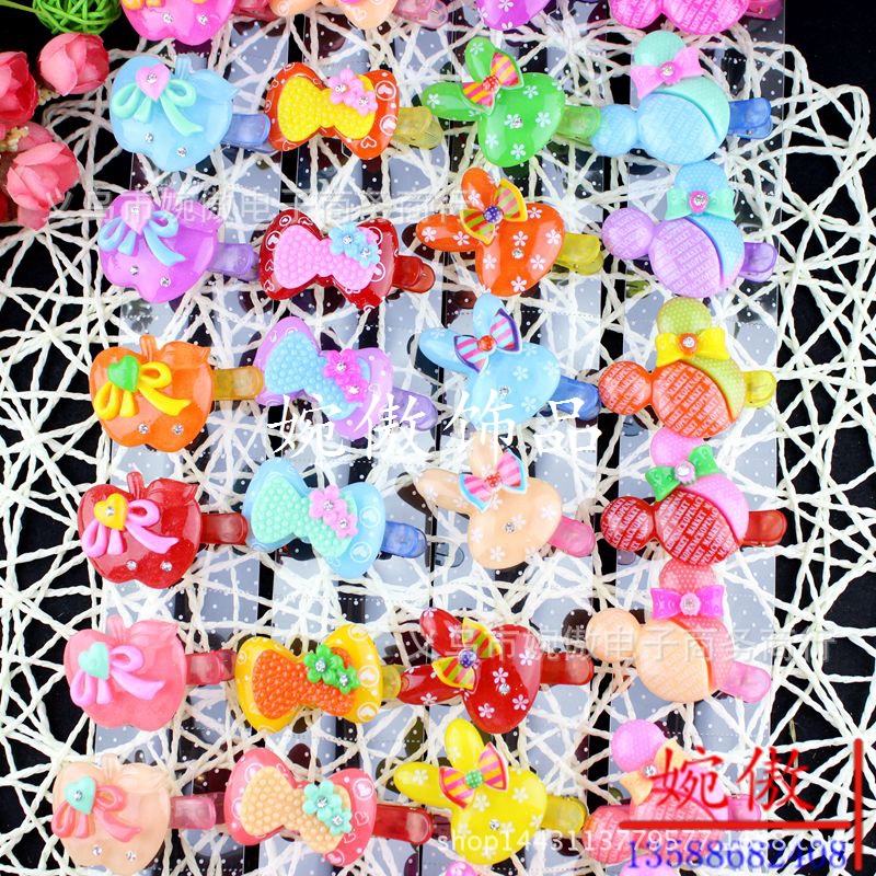 Alloy diamond-encrusted small claw clips, grab clips, hair clips, gold and silver, Yiwu two-yuan store small commodity headwear wholesale pic 107