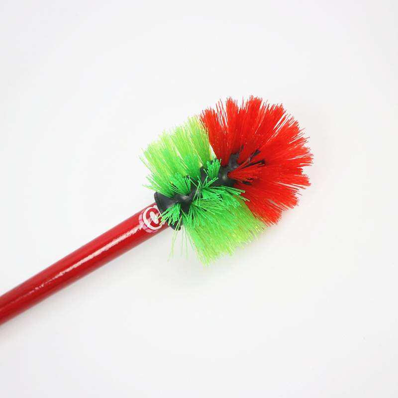 ok wooden handle toilet brush, round head and square head toilet brush, cleaning brush, Yiwu daily necessities cleaning tools pic 6