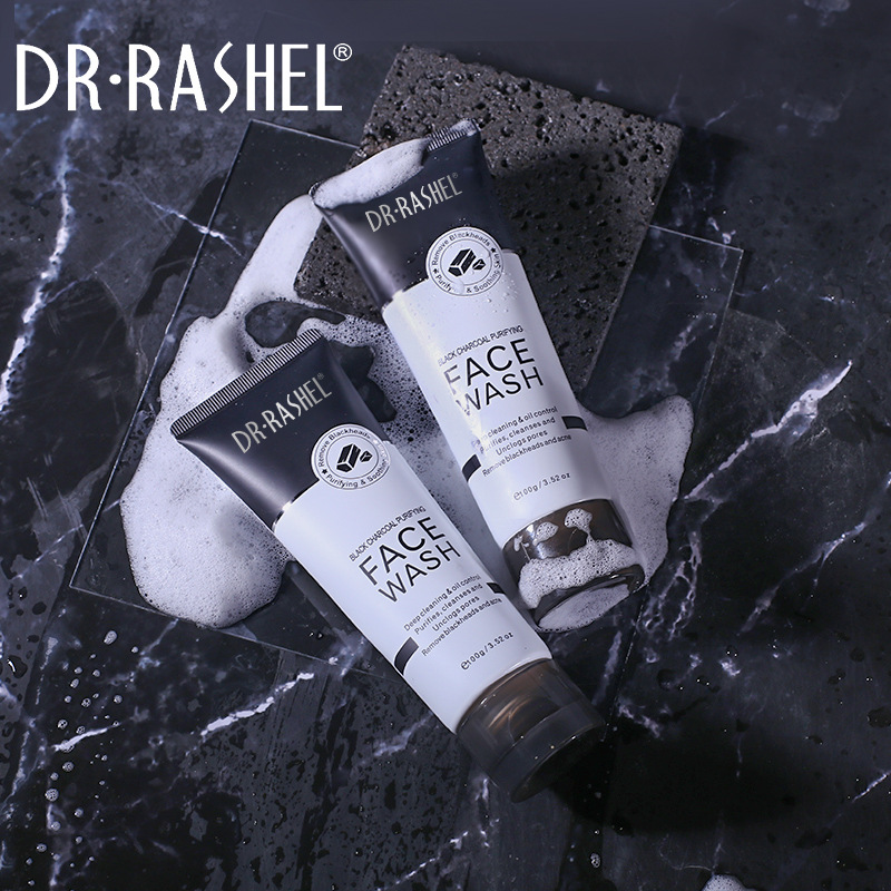 DR RASHEL 竹炭保湿洗面奶亮颜洗面奶去油洗面奶温和清洁毛孔男女泡沫洁面洗面奶一件批发代发男士洗面奶详情1