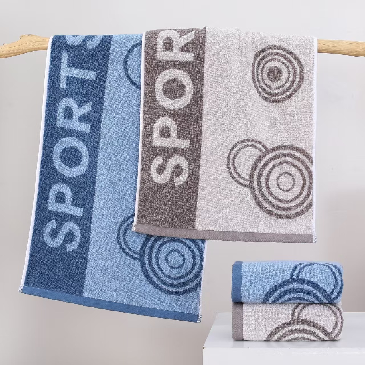 Wholesale of all-cotton household absorbent pure cotton Gao Yang face towels, thickened and soft adult bath towels for both men and women pic 25
