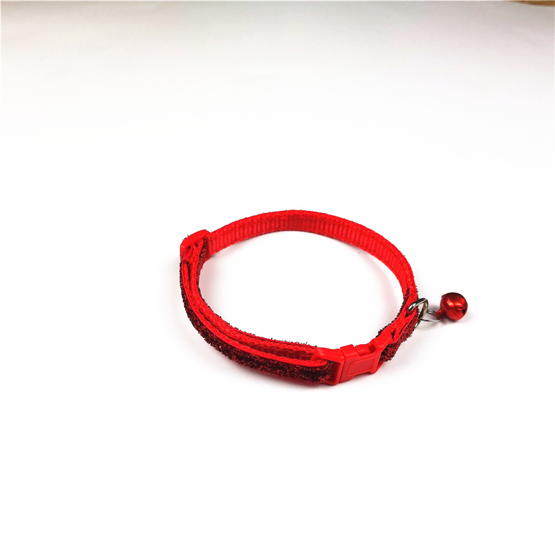 Pet collars, gold velvet collars in multiple colors available, small dog patch collars, bell collars manufacturer pic 5