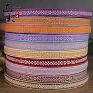 东彩现货1cm复古提花小花边DIY团扇包边条布料民族风装饰花边辅料详情86