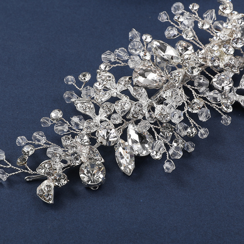 Carlo L1015 Bridal dress and hair accessories are selling well. Exquisite accessories, original design, bridesmaid headwear, simple wedding matching pic 24