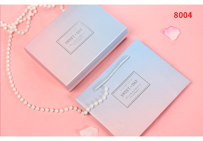 Blog Company gradient Gift box in stock, rectangular top and bottom cover gift packaging box, creative gift box, souvenir gift box pic 22