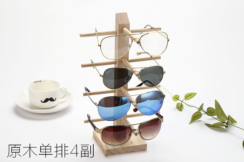 Solid wood eyeglass display stand, eyeglass store storage rack, display decoration prop, sunglasses, sunglasses stand, eyeglass rack pic 6