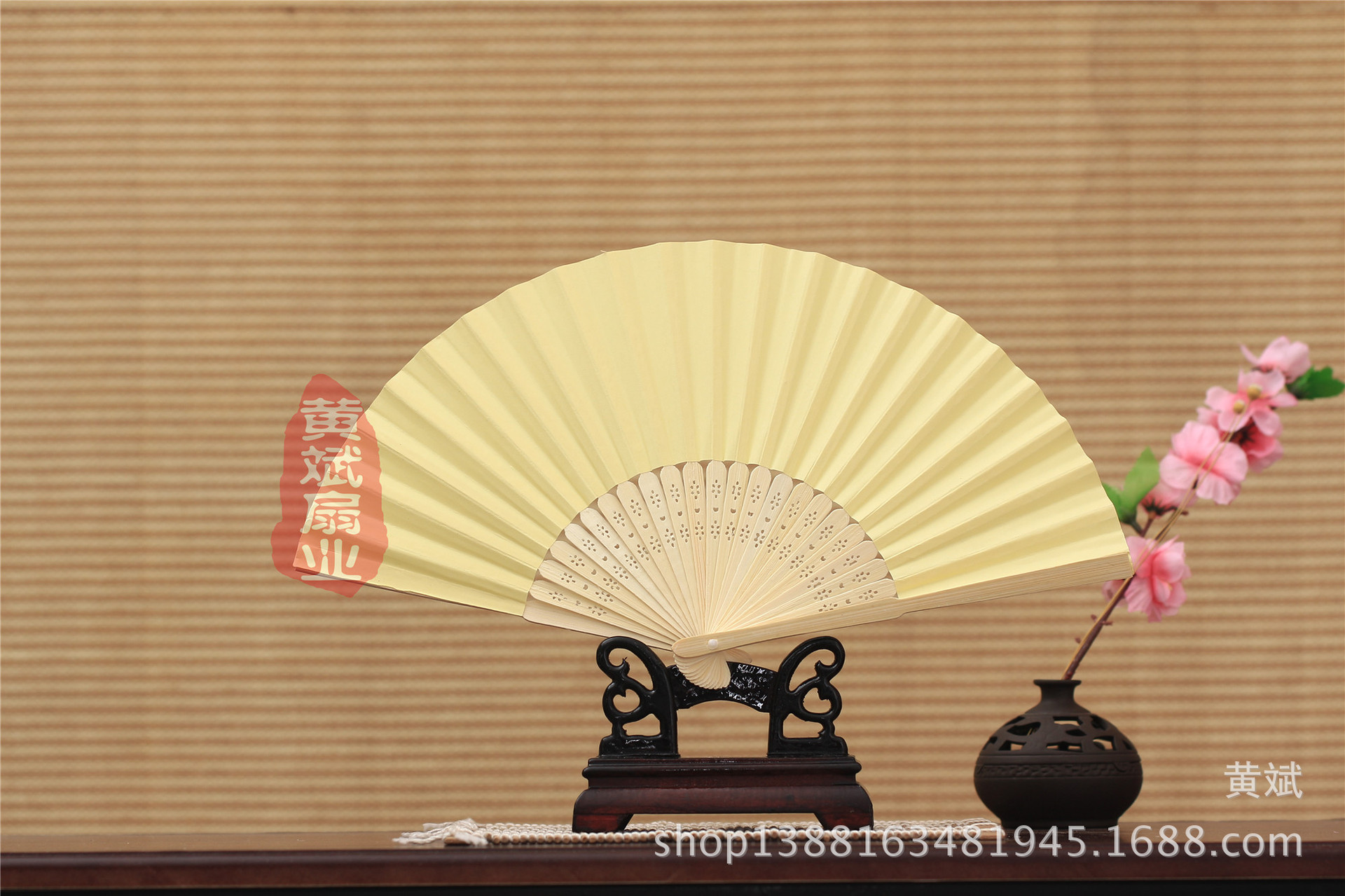 7寸空白折扇儿童绘画涂色纸扇白色彩色扇子幼儿园创意DIY手工材料详情13