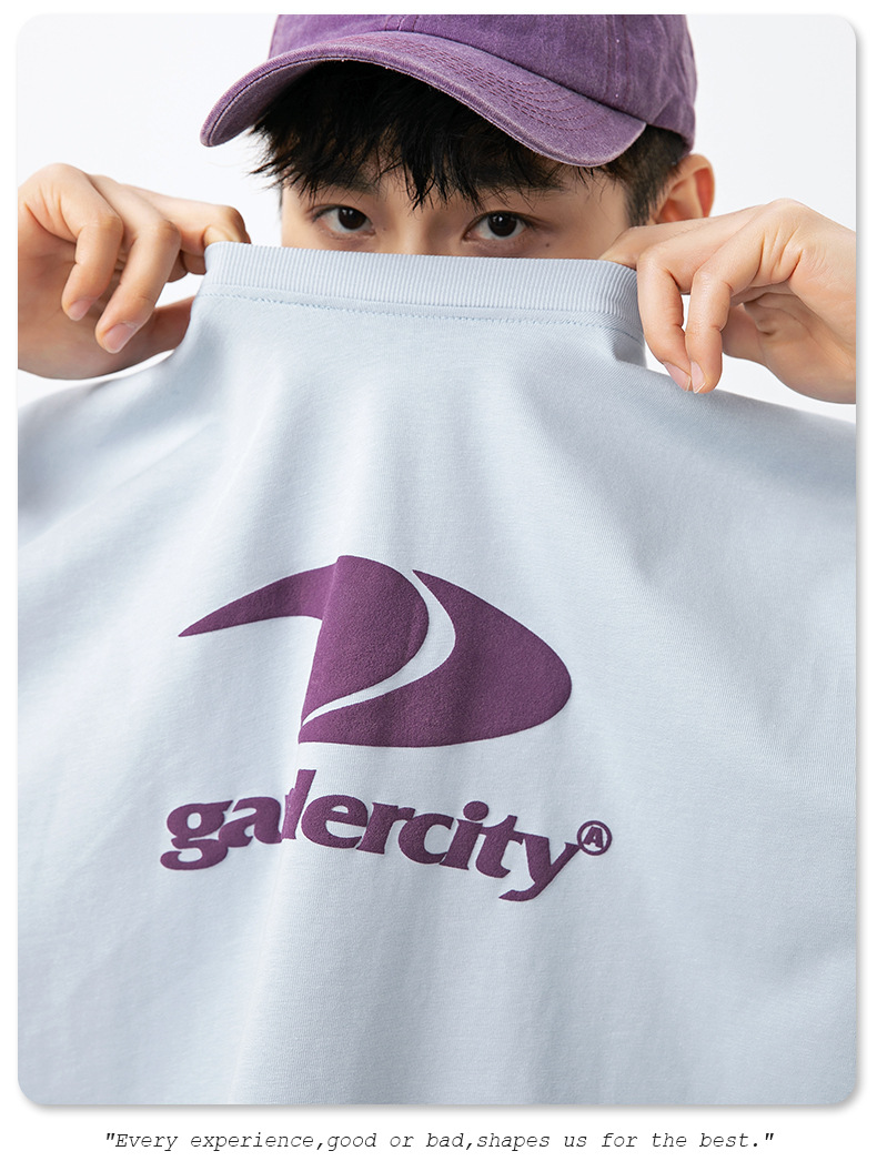 韩路男装 潮牌印花宽松短袖T恤男女夏季新款纯棉情侣美式复古体恤详情22