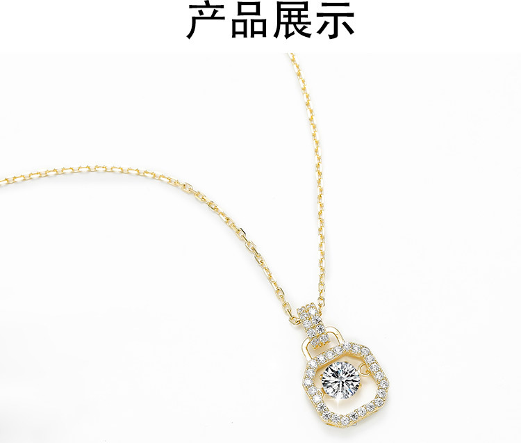 雅施丽芙S925银饰微镶锆石轻奢礼物时尚精致小红书直播同款项链女 pic 4