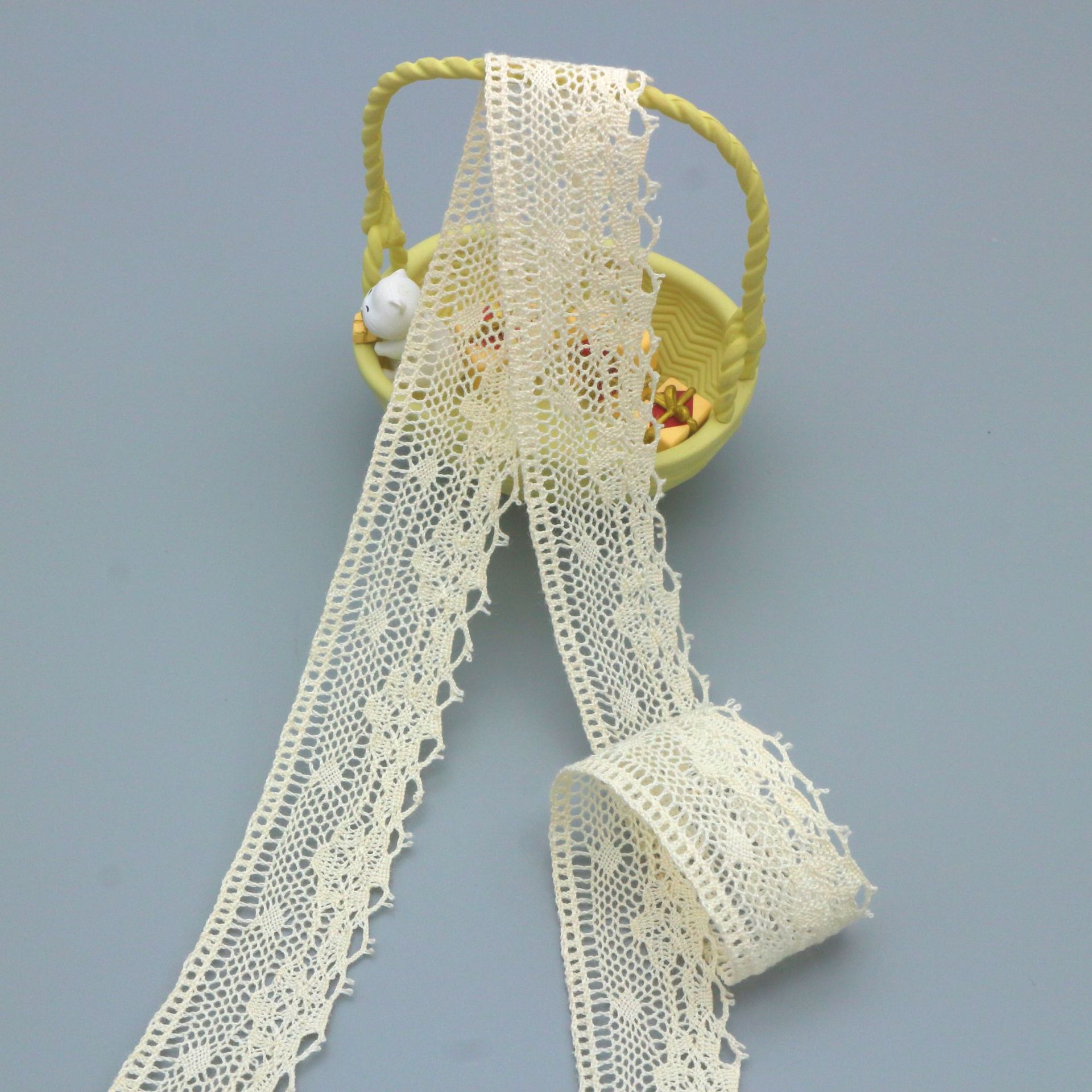 In-stock cotton thread lace, handmade diy clothing accessories, lace lace, sofa curtains, doll skirt lace pic 6