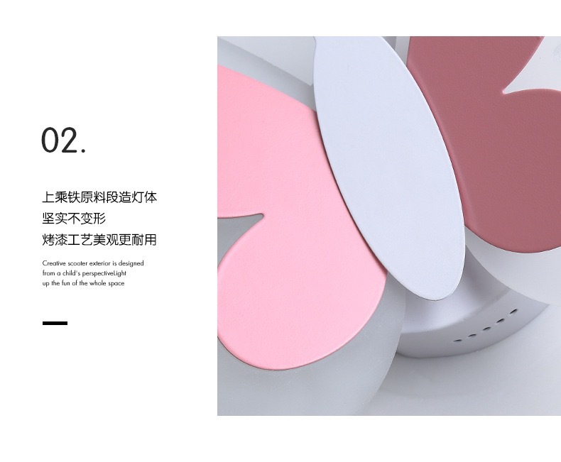蝴蝶壁灯现代卧室床头灯客厅背景墙灯创意高级感艺术亚克力壁灯详情21