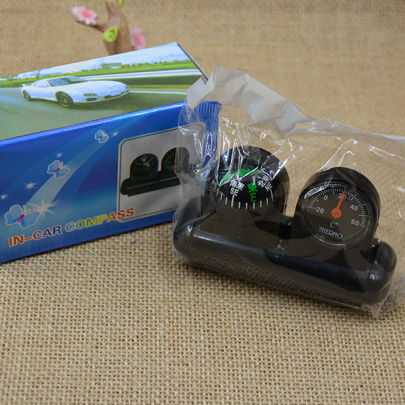 Yiwu Jinghui Vehicle multi-purpose Guide ball Thermometer Compass for Car dashboard direction 288-5 in both Chinese and English pic 6