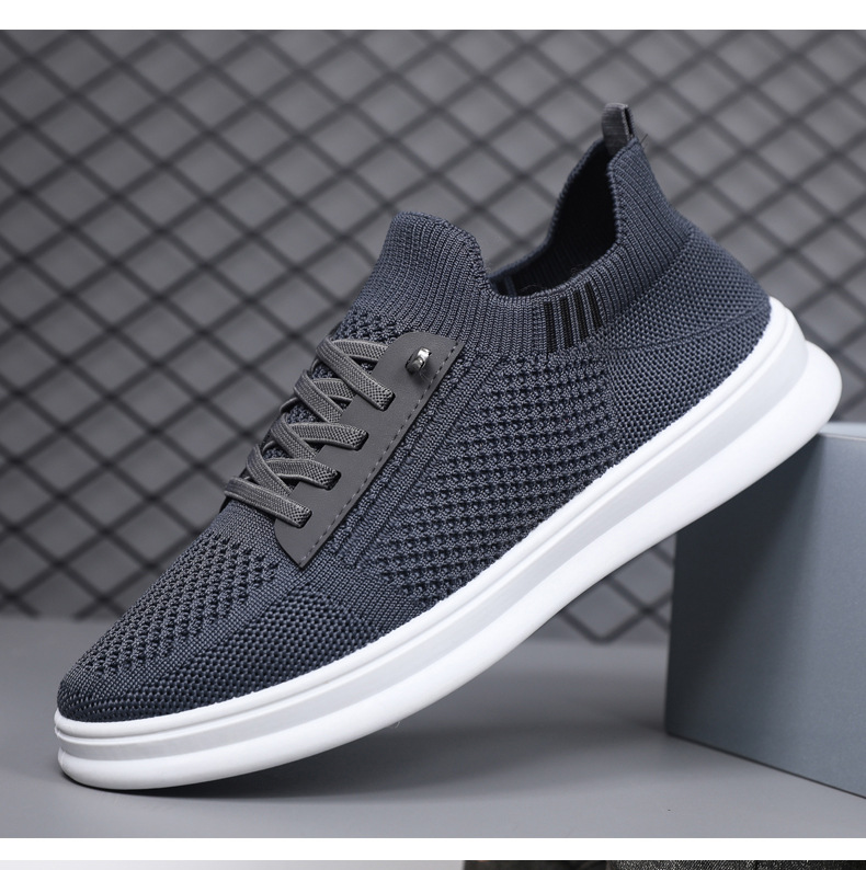 男鞋夏季透气飞织网面鞋跨境批发软底一脚蹬薄款休闲鞋男士鞋子详情17
