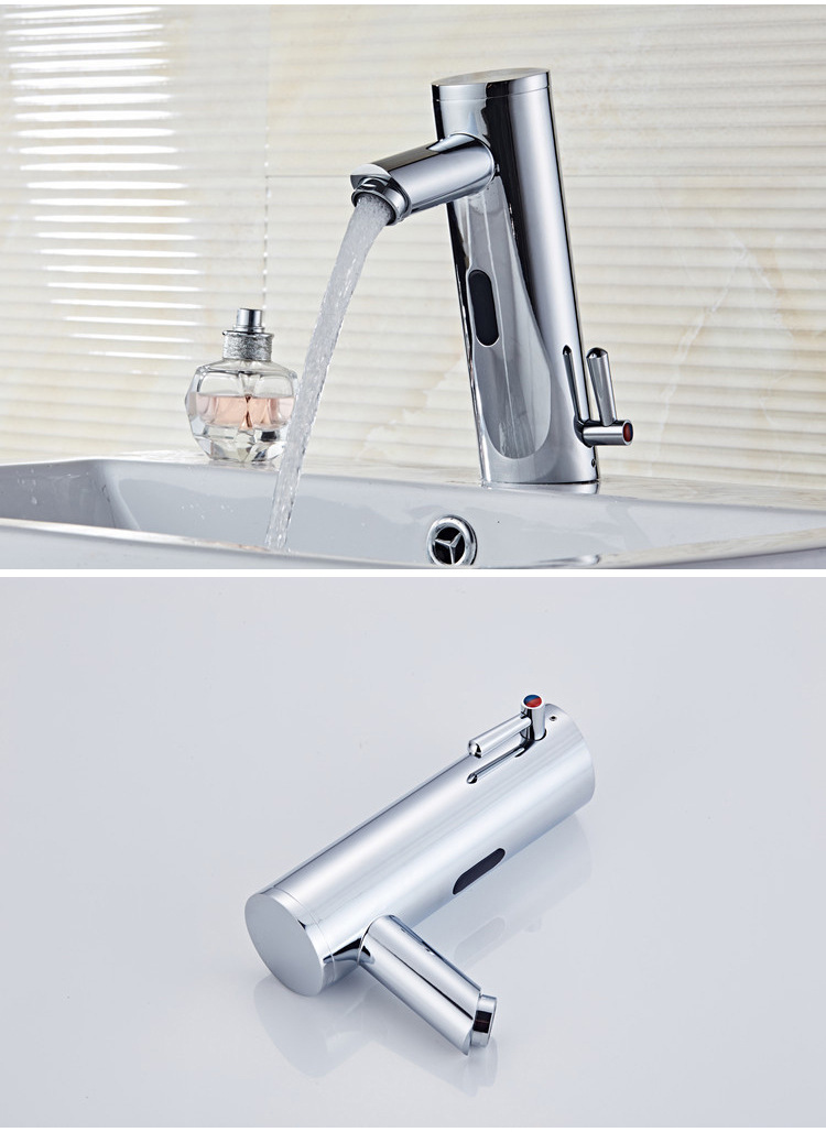 Fully automatic intelligent sensor faucet, single-cooling faucet, washbasin, public restroom infrared sensor faucet pic 37
