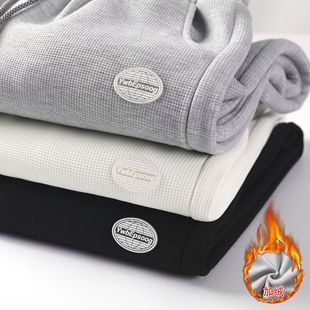 男士卫衣韩版潮流春秋季ins圆领宽松大码长袖T恤男青少年加绒上衣详情15