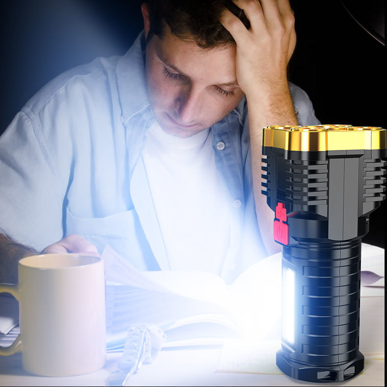 多功能cob工作灯USB充电便携迷你手电筒详情3