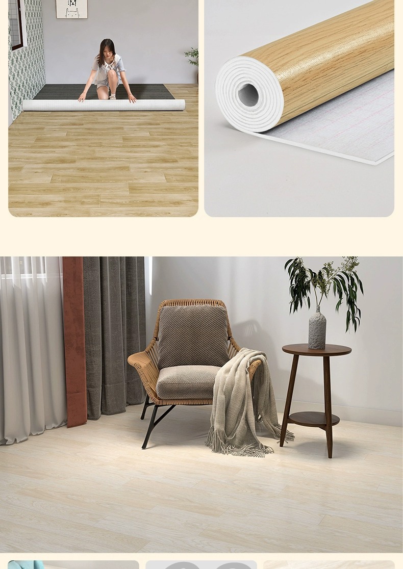 加厚PVC地板 地板革大量批发 塑胶地板自粘地板贴 水泥地专用地胶详情26