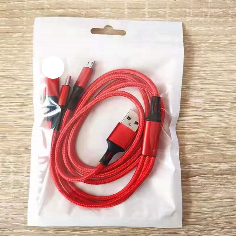 源头一拖三数据线三合一充电线编织多头快充工厂批发礼品logo印制详情10