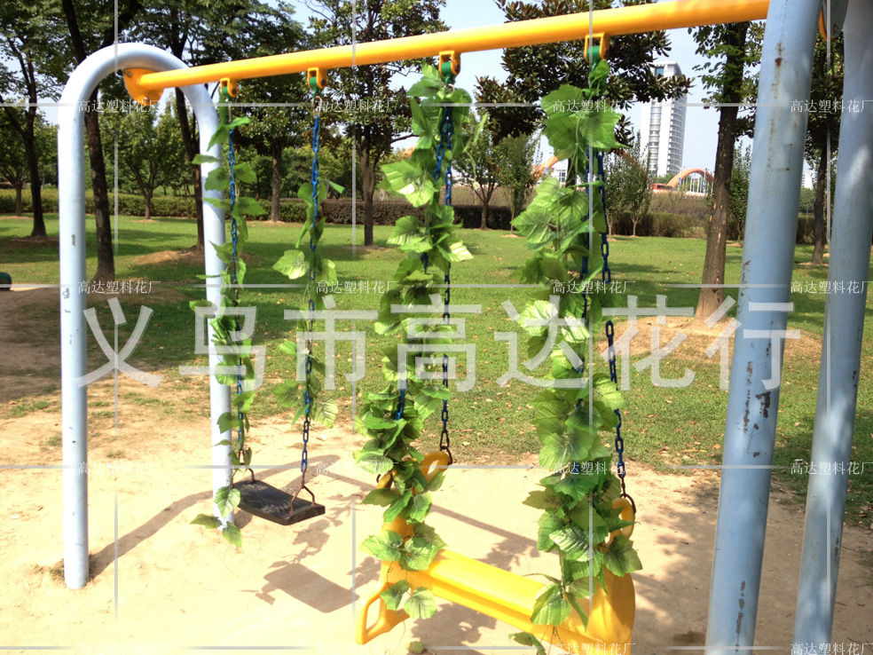 Artificial grape leaf, vine, plastic artificial leaf decoration, densification, small leaf sweet potato leaf climbing, tiger leaf drying, vine, artificial flower, artificial lawn, artificial tree, artificial vine, artificial flower, artificial green pic 24