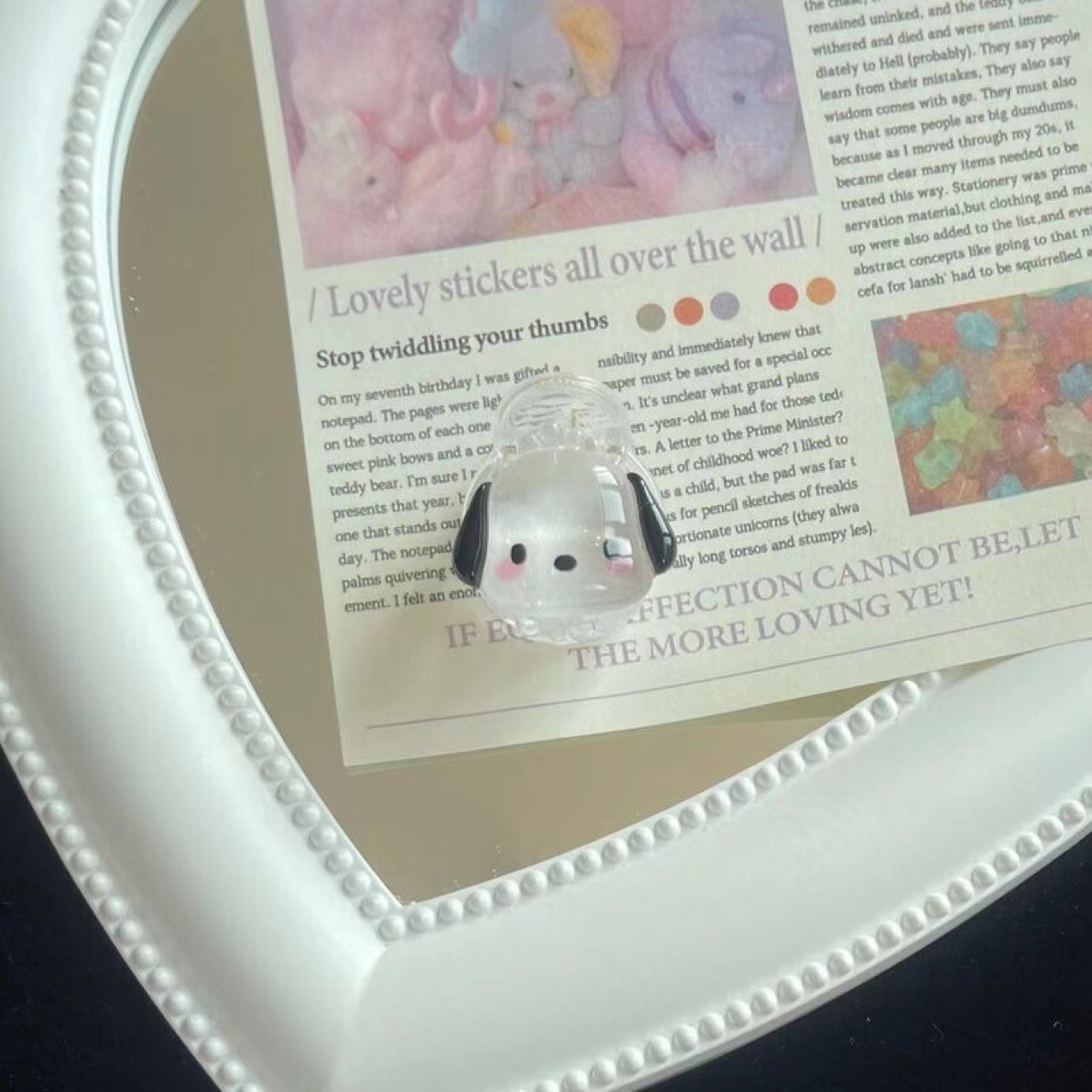 Cute Sanrio grab clip, Cinnamon dog Kuromi, girlish student ins cartoon sweet hair grab clip and hair accessory pic 10