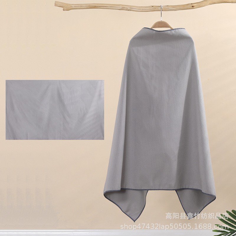 Quick-drying bath towels for men and women, swimming, outdoor sports, fitness, warmth, portable hot spring belts, snap absorbent beach towels pic 13