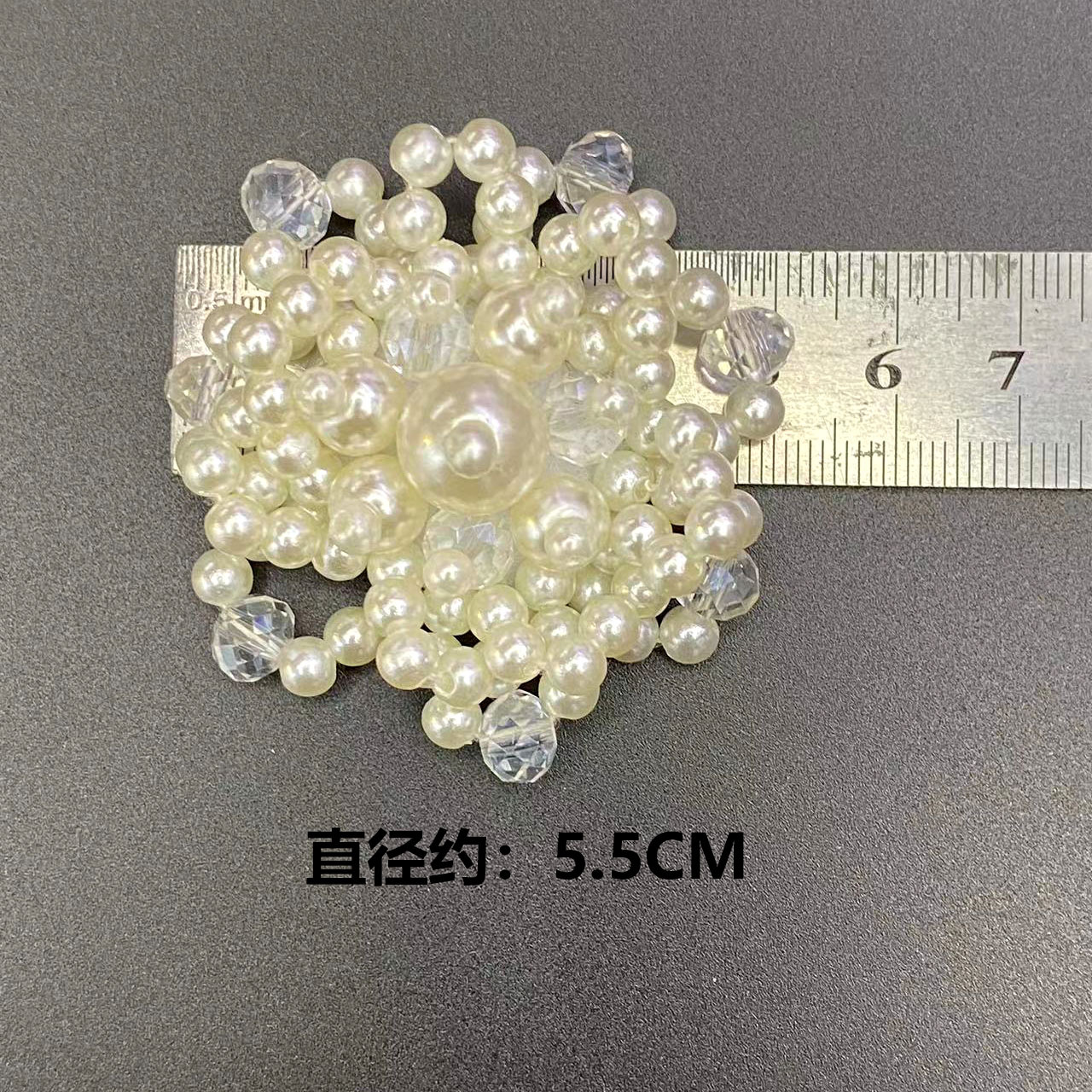 Línea europea y americana rosa forma de flor accesorios accesorios accesorios de pelo hechos a mano con cuentas zapatos y sombreros accesorios de ropa venta directa de fábrica al por mayor pic 8