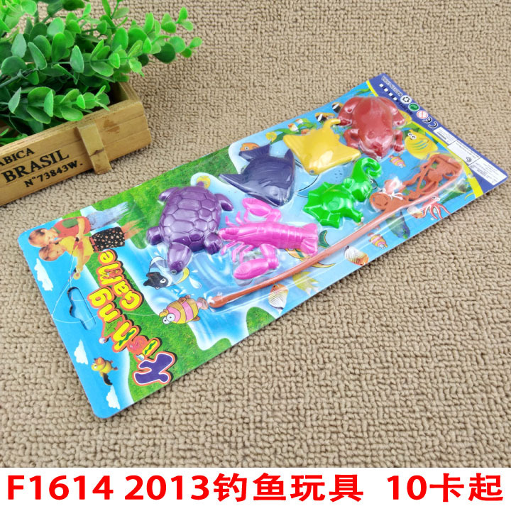 F1614 2013钓鱼玩具 儿童戏水捞鱼过家家玩具义乌2元店货源批发详情1