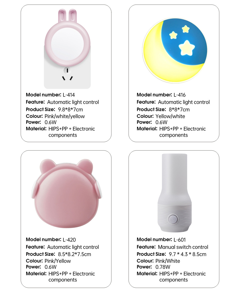 LED night lights, bedroom sleep lights, bedside lights, led ambient lights for breastfeeding and getting up at night, decorative lighting, sleep companion lights, lights for export pic 8