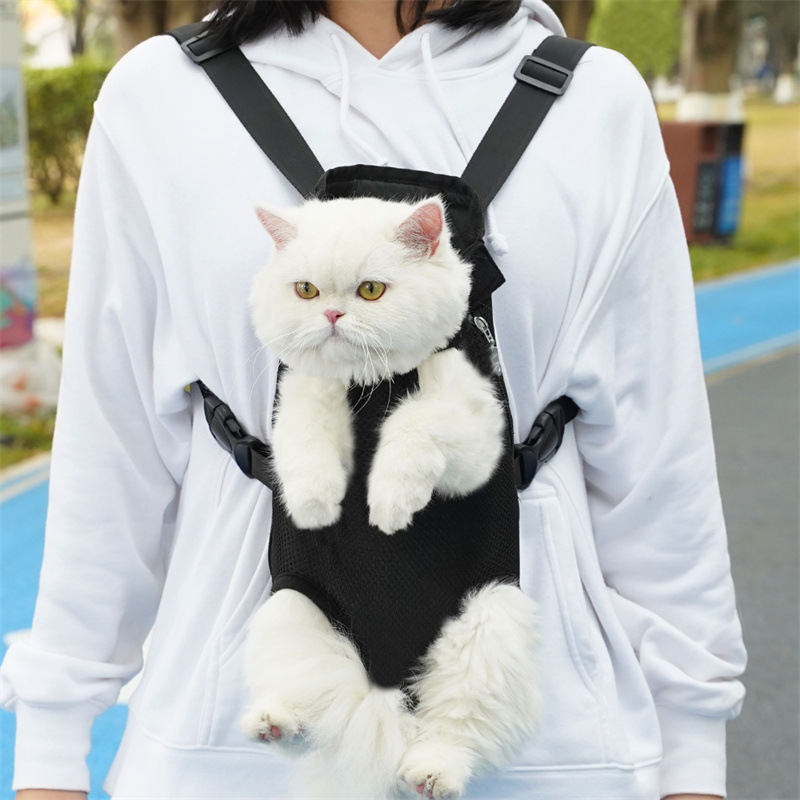 狗狗猫咪双肩包 宠物背包外出便携网布透气背包中小型犬用品批发详情20